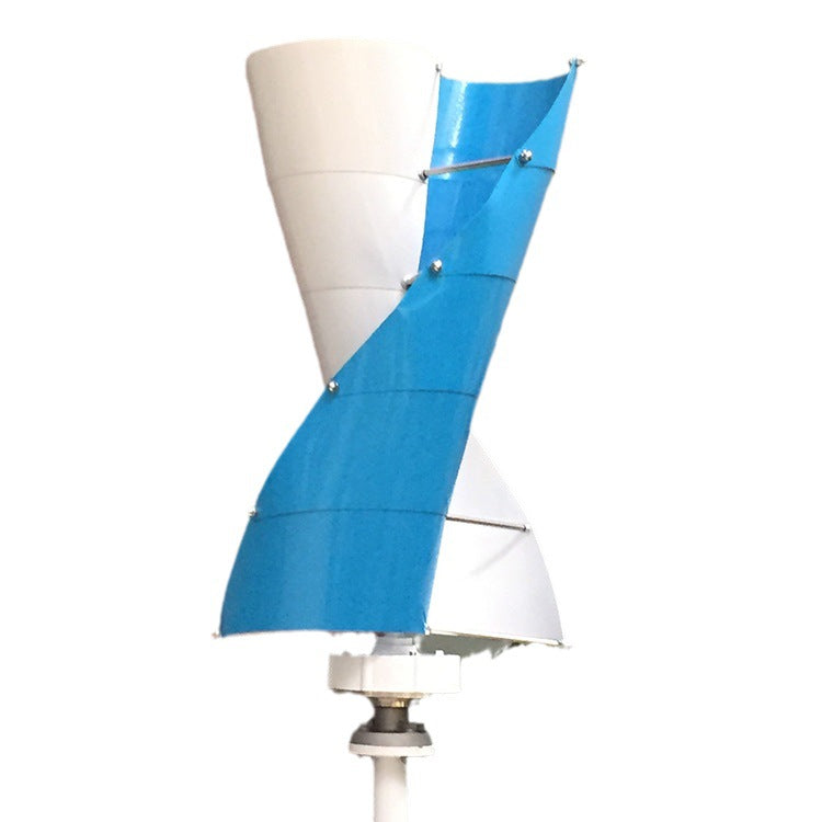 SolarOutside residential vertical axis wind turbine for home hybrid wind-solar off-grid power system