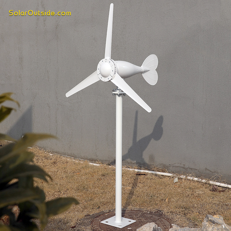 SolarOutside Horizontal Axis Wind Turbine Generator - 400W/600W/800W High Efficiency Wind Power Kit for Home, RV, Marine & Off-Grid Hybrid Systems