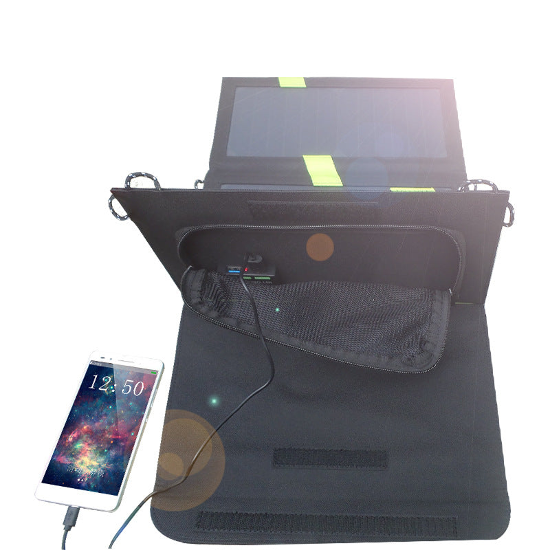 20W Portable Foldable Solar Charger - High-Efficiency Monocrystalline USB Solar Panel for Mobile Phones, Tablets, and Outdoor Emergency Power