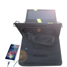Load image into Gallery viewer, 20W Portable Foldable Solar Charger - High-Efficiency Monocrystalline USB Solar Panel for Mobile Phones, Tablets, and Outdoor Emergency Power