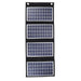 30W Portable Solar Panel Charger - Foldable Dual USB Waterproof Solar Charger for Camping, Hiking, and Outdoor Survival
