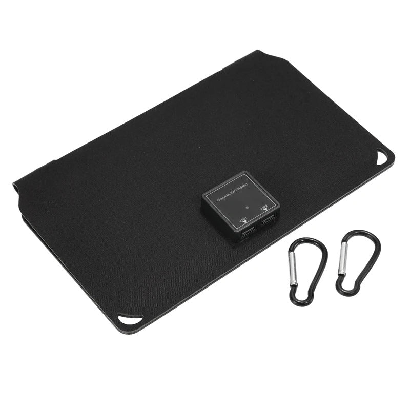 10W Ultra-Slim ETFE Portable Solar Panel - Waterproof Outdoor Emergency Solar Charger for Smartphones, Power Banks & USB Devices