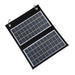 30W Portable Solar Panel Charger - Foldable Dual USB Waterproof Solar Charger for Camping, Hiking, and Outdoor Survival