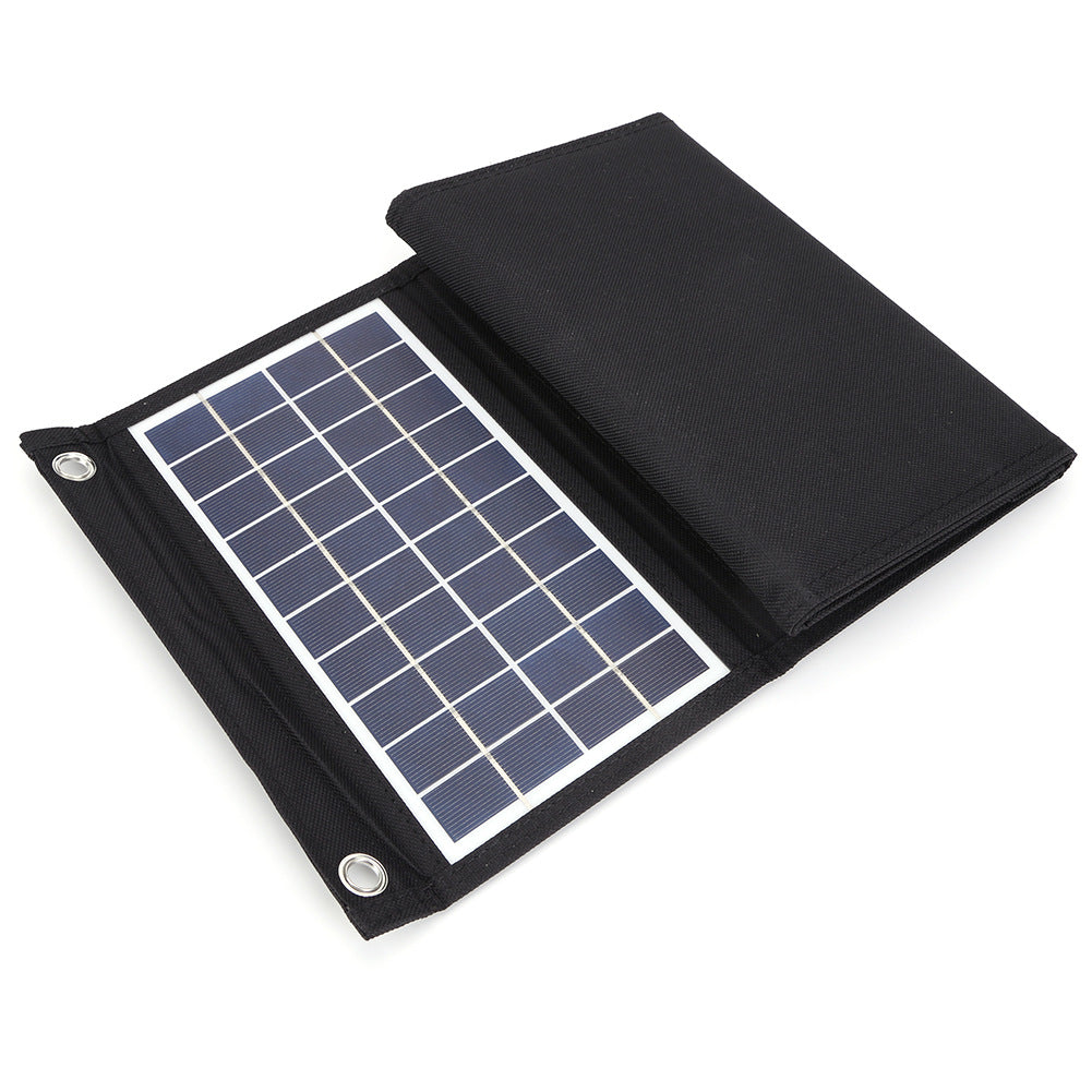 30W Portable Solar Panel Charger - Foldable Dual USB Waterproof Solar Charger for Camping, Hiking, and Outdoor Survival